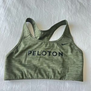 Army green Peloton x Nike sports bra size medium